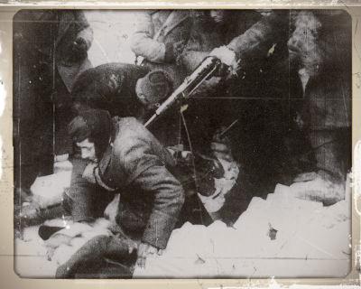 allemands prisonniers à la bataille de Stalingrad